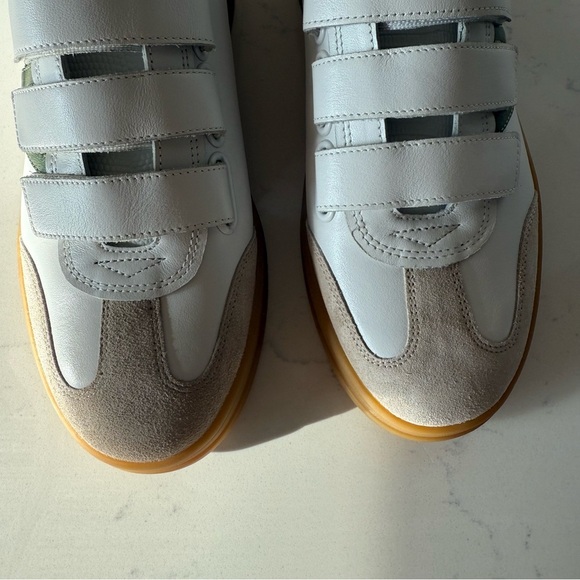 NEW Veronica Beard Reagan Mixed leather Triple-Grip Sneaker Size: 6 - Picture 4 of 5